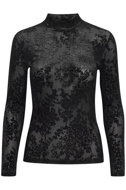 b.young Longsleeve BYSHIRLEY TOP 2 - elegantes Langarm-Shirt mit Samt-Detai günstig online kaufen