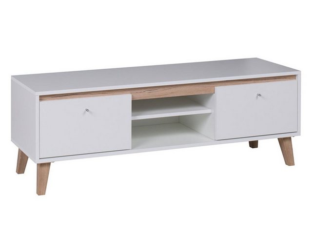 MIRJAN24 TV-Schrank Oviedo OV06 RTV135 (2-Drehtüren) Einlegebode, 135x40x47 günstig online kaufen