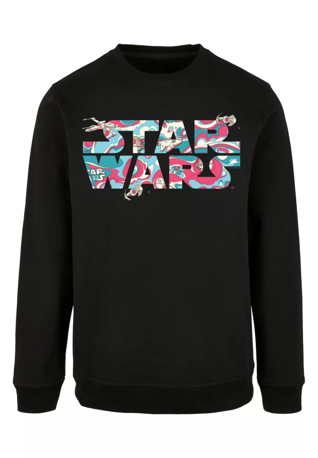 F4NT4STIC Kapuzenpullover "Star Wars Wavy Ship Logo", Print günstig online kaufen