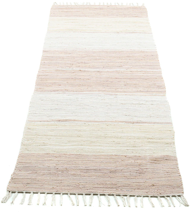 THEKO Teppich »Stripe Cotton, handgewebt«, rechteckig, 5 mm Höhe, Flachgewe günstig online kaufen