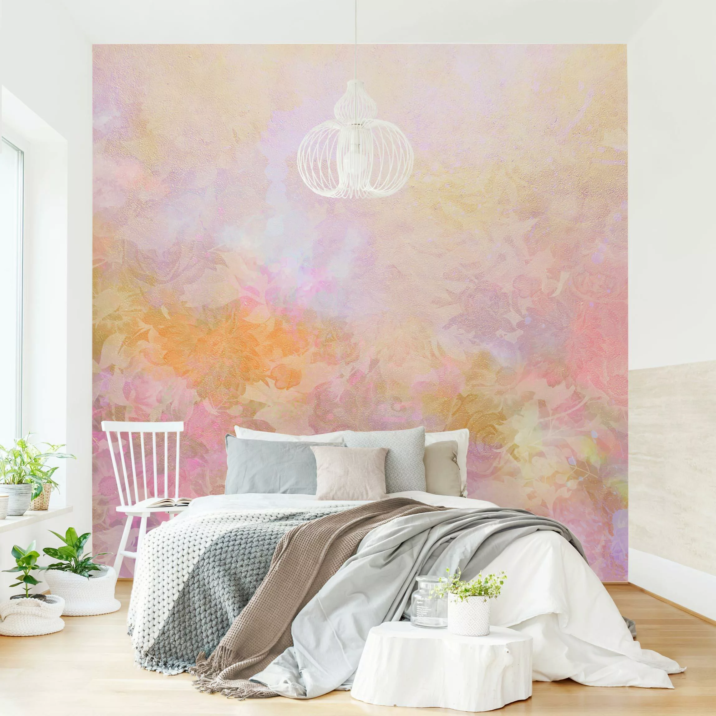 Fototapete Strahlender Blütentraum in Pastell günstig online kaufen