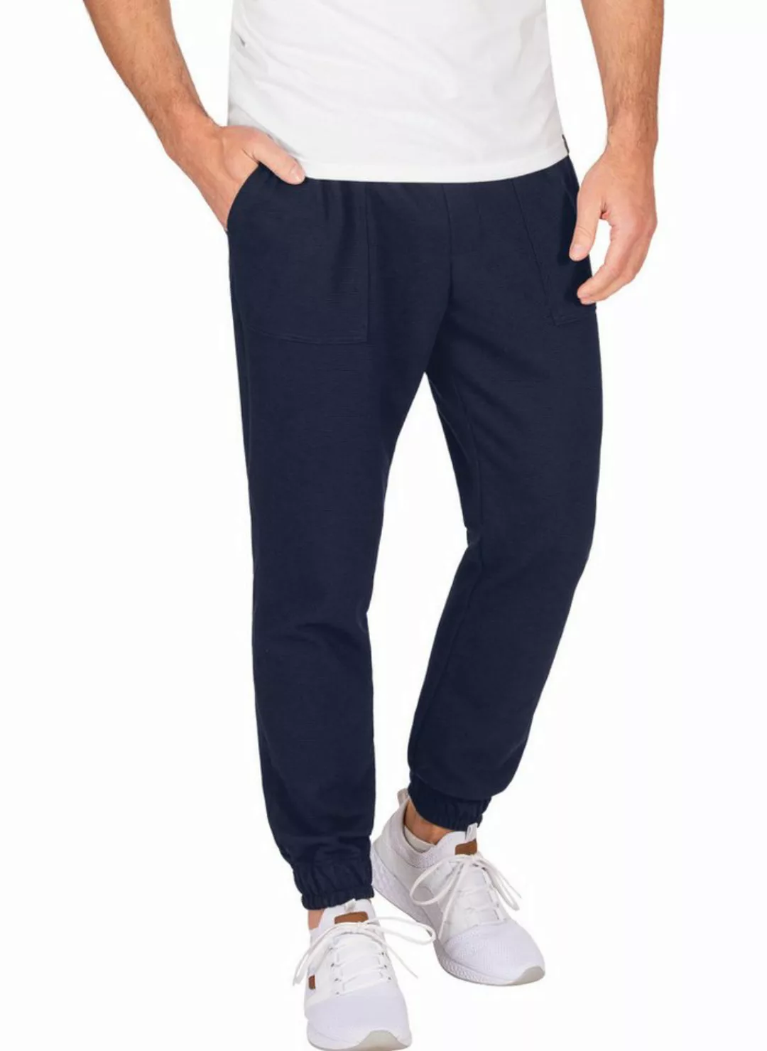 Trigema Jerseyhose TRIGEMA Jogginghose mit aufgesetzten Taschen (1-tlg) günstig online kaufen