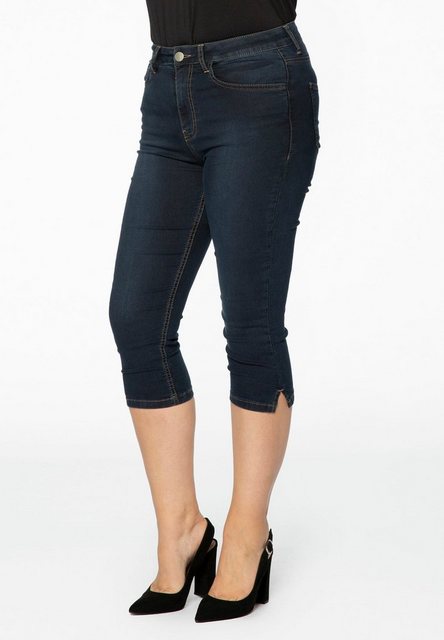 YOEK High-waist-Jeans Damen Caprijeans Große Größen günstig online kaufen