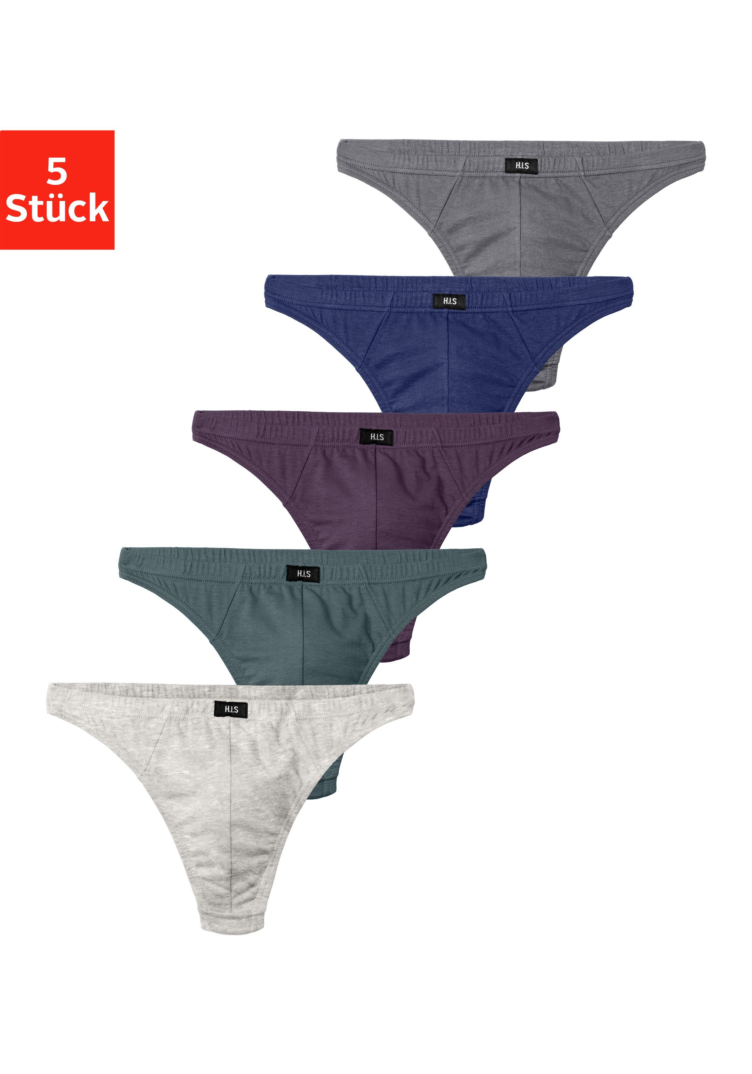 H.I.S String Herren Unterhose (Packung, 5-St) günstig online kaufen