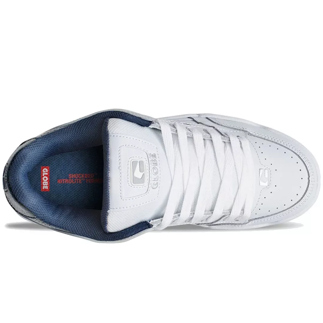 Globe Tilt Sneaker White Blue Stipple günstig online kaufen