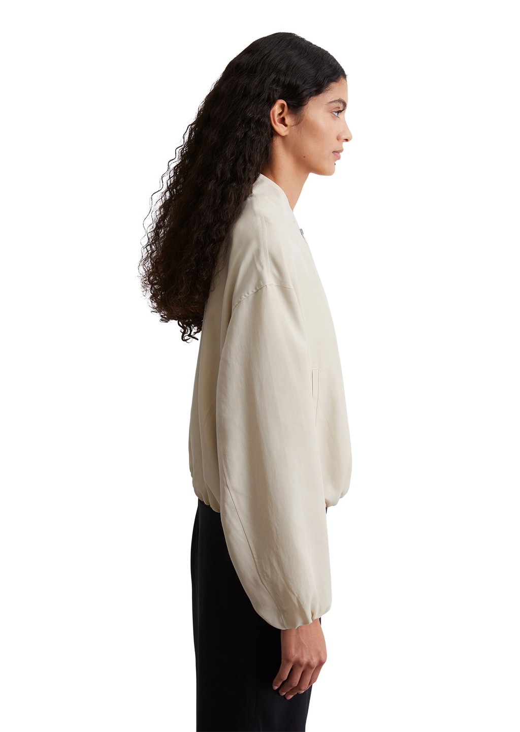 Marc OPolo Kurzjacke "aus TENCEL™ Lyocell-Leinen-Mix", ohne Kapuze günstig online kaufen