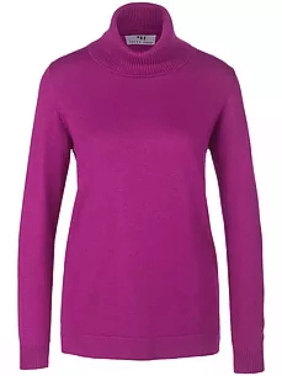 Rollkragen-Pullover Modell Tamara Peter Hahn Seide/Kaschmir pink günstig online kaufen