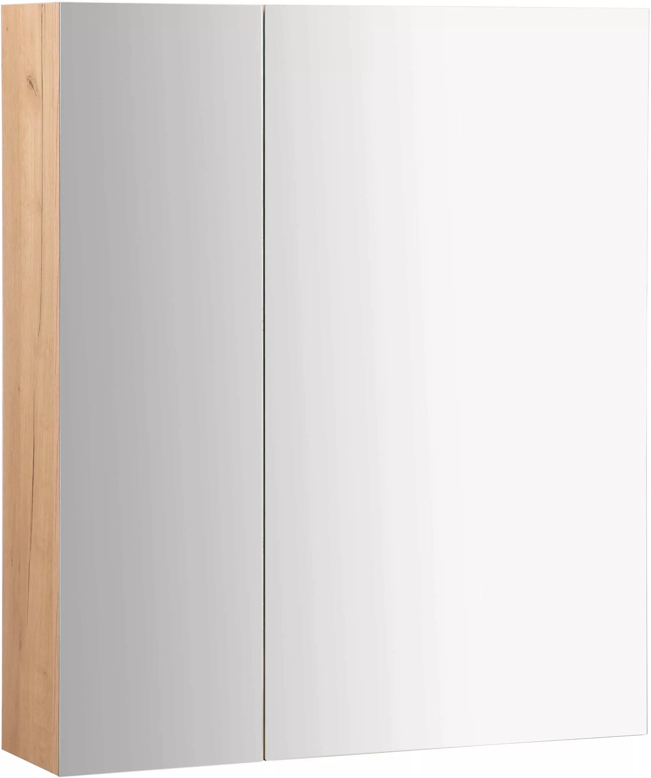 welltime Spiegelschrank "Lund Badschrank Schrank Bad WC Spiegel ohne LED", günstig online kaufen