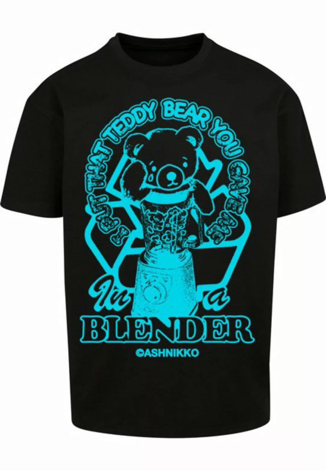 Merchcode T-Shirt Merchcode Ashnikko - Blender Oversized Tee (1-tlg) günstig online kaufen