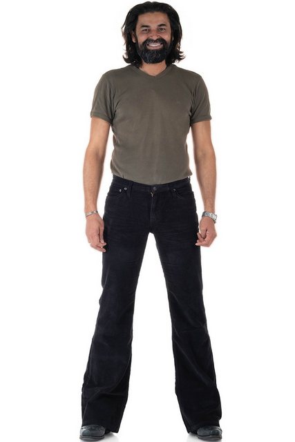 Comycom Cordhose Herren Bootcut schwarz günstig online kaufen