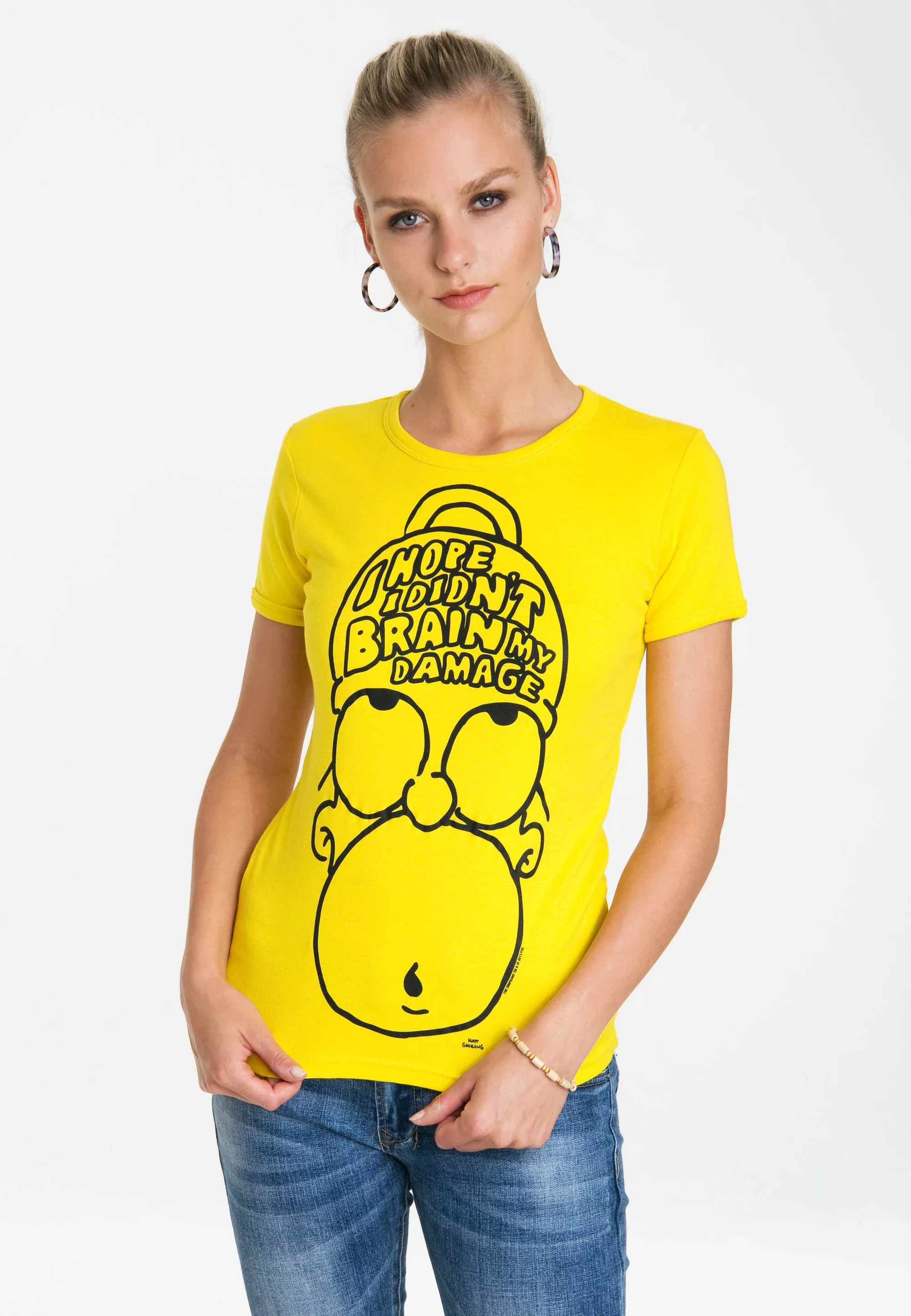 LOGOSHIRT T-Shirt "Homer", mit lizenziertem Originaldesign günstig online kaufen