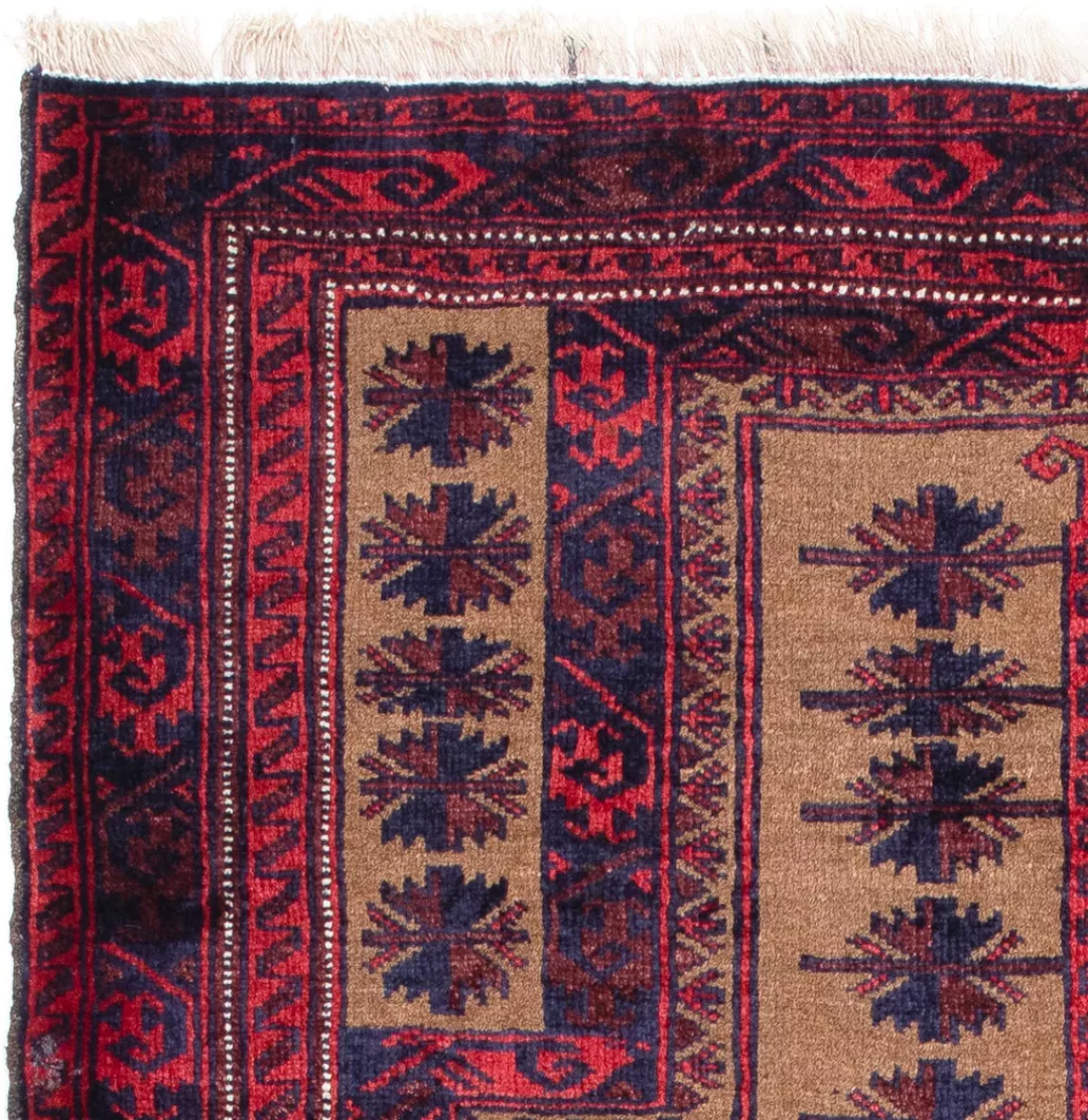 morgenland Orientteppich »Belutsch - 147 x 89 cm - braun«, rechteckig günstig online kaufen