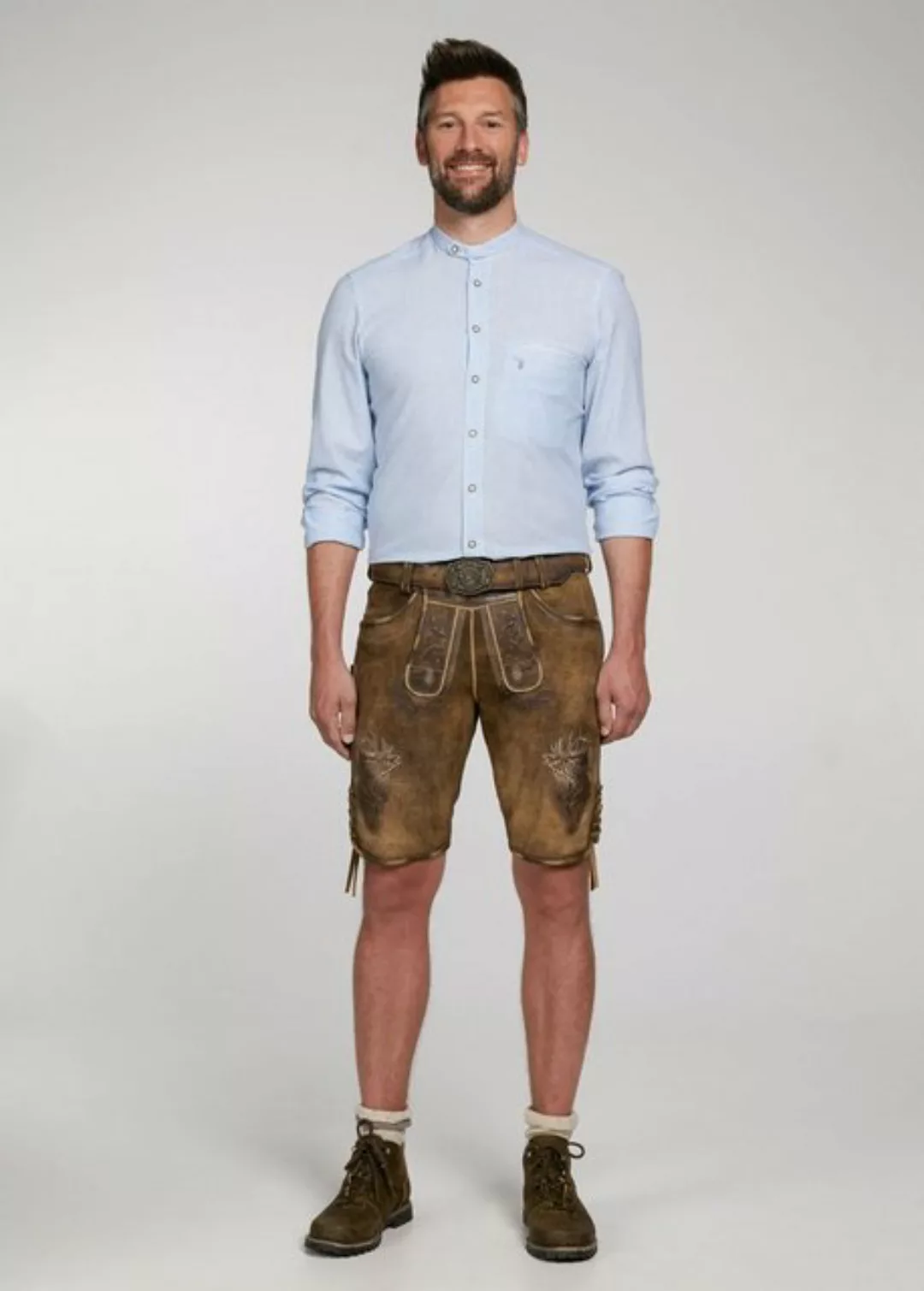 Spieth & Wensky Shorts Marc mit Gürtel günstig online kaufen