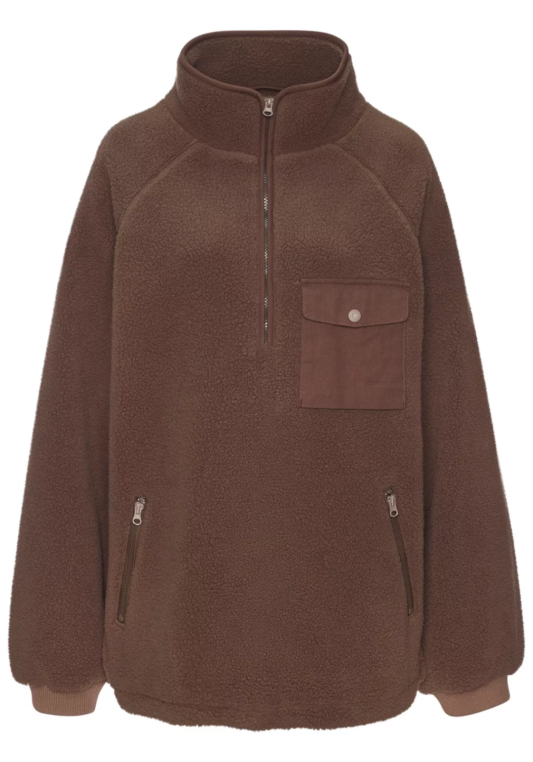 French Connection Fleecejacke, mit praktischen Reißverschlusstaschen günstig online kaufen