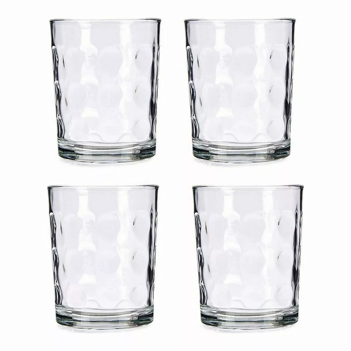 Gläserset Vivalto Punkte Kristall (400 Ml) (4 Stücke) (8,5 X 10 X 8,5 Cm) ( günstig online kaufen