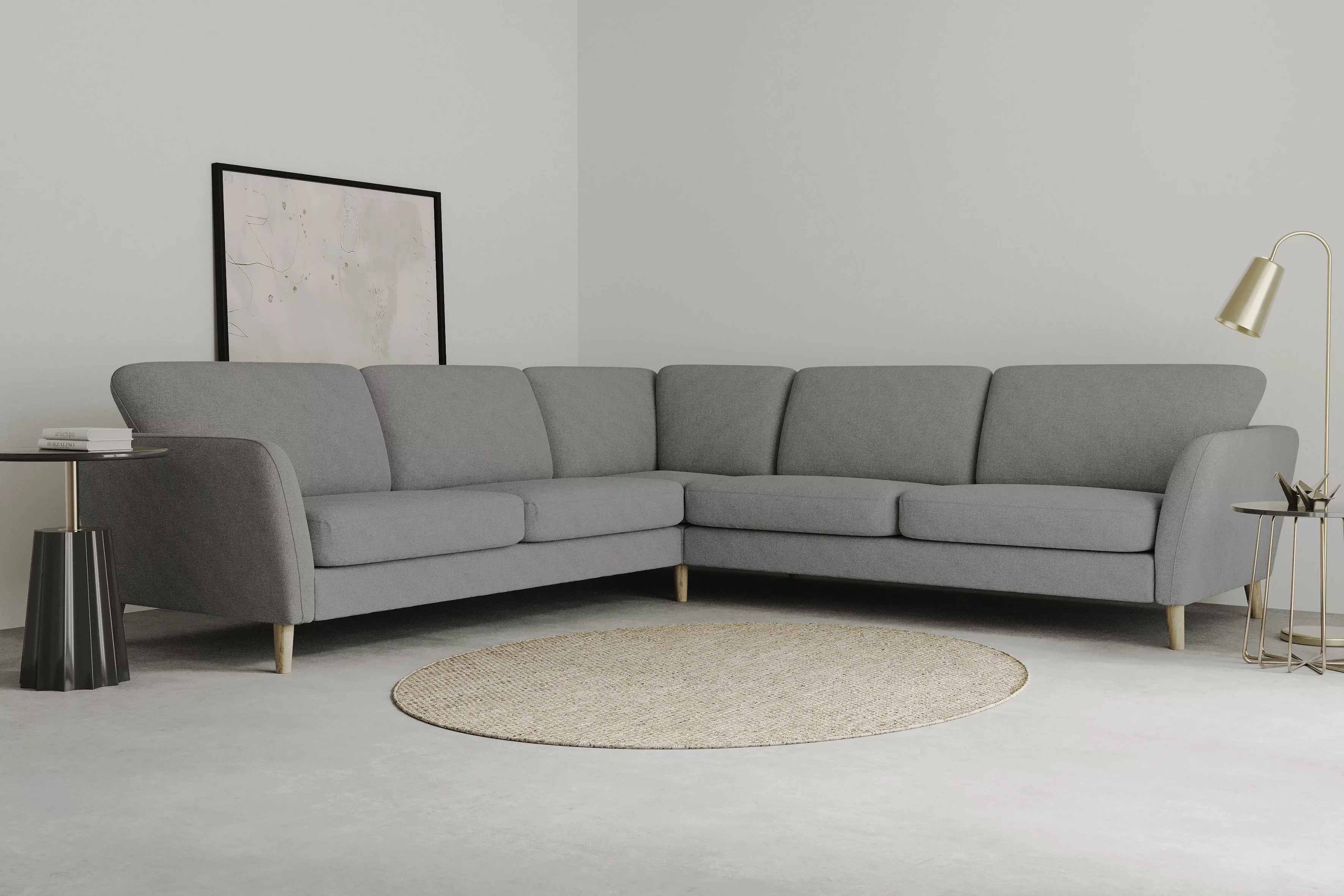 Home affaire Ecksofa »MARSEILLE 278/278 cm, L-Form,«, gleichschenklig, aus günstig online kaufen