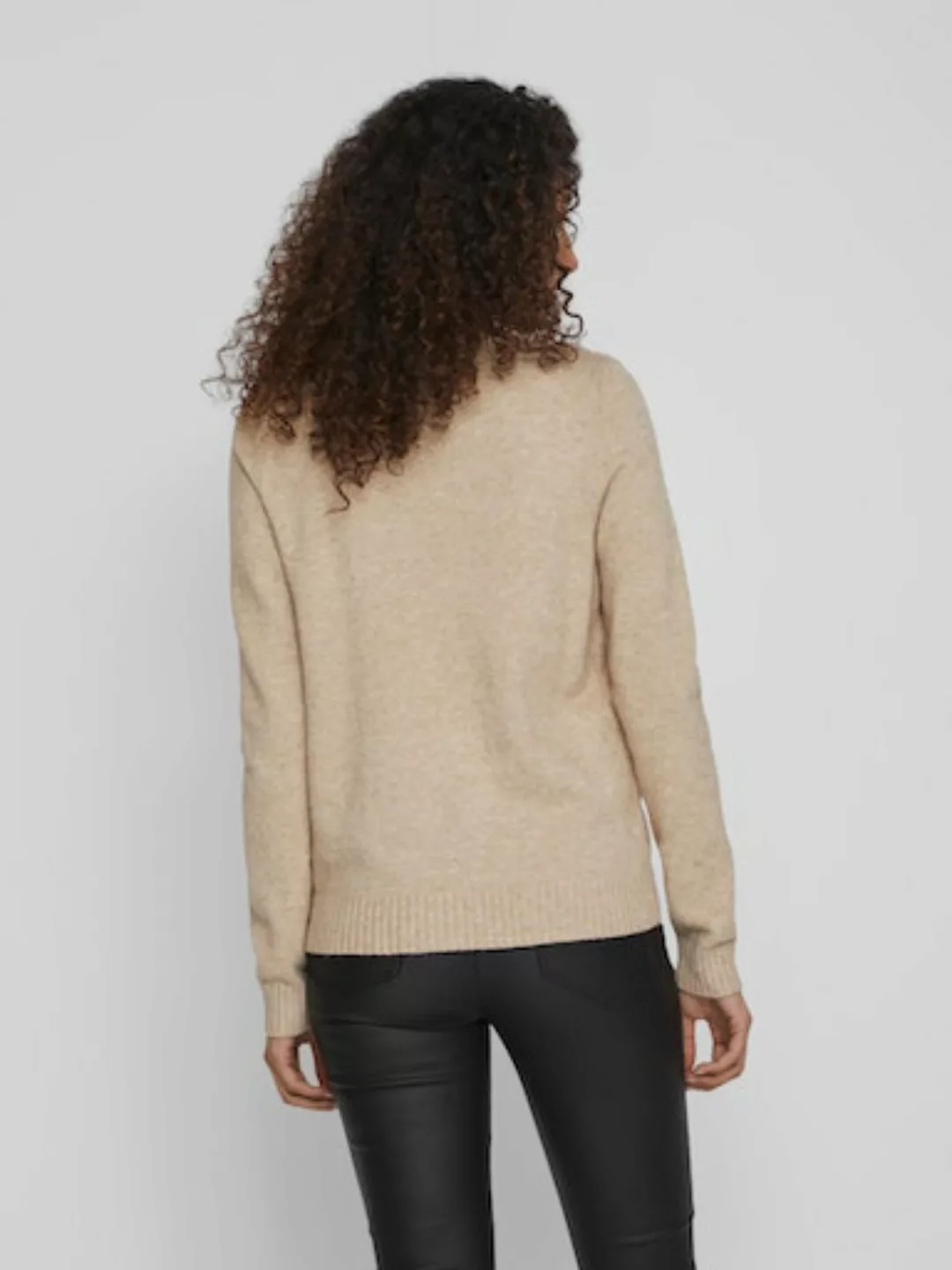 Vila V-Ausschnitt-Pullover "VIRIL V-NECK L/S KNIT TOP - NOOS" günstig online kaufen