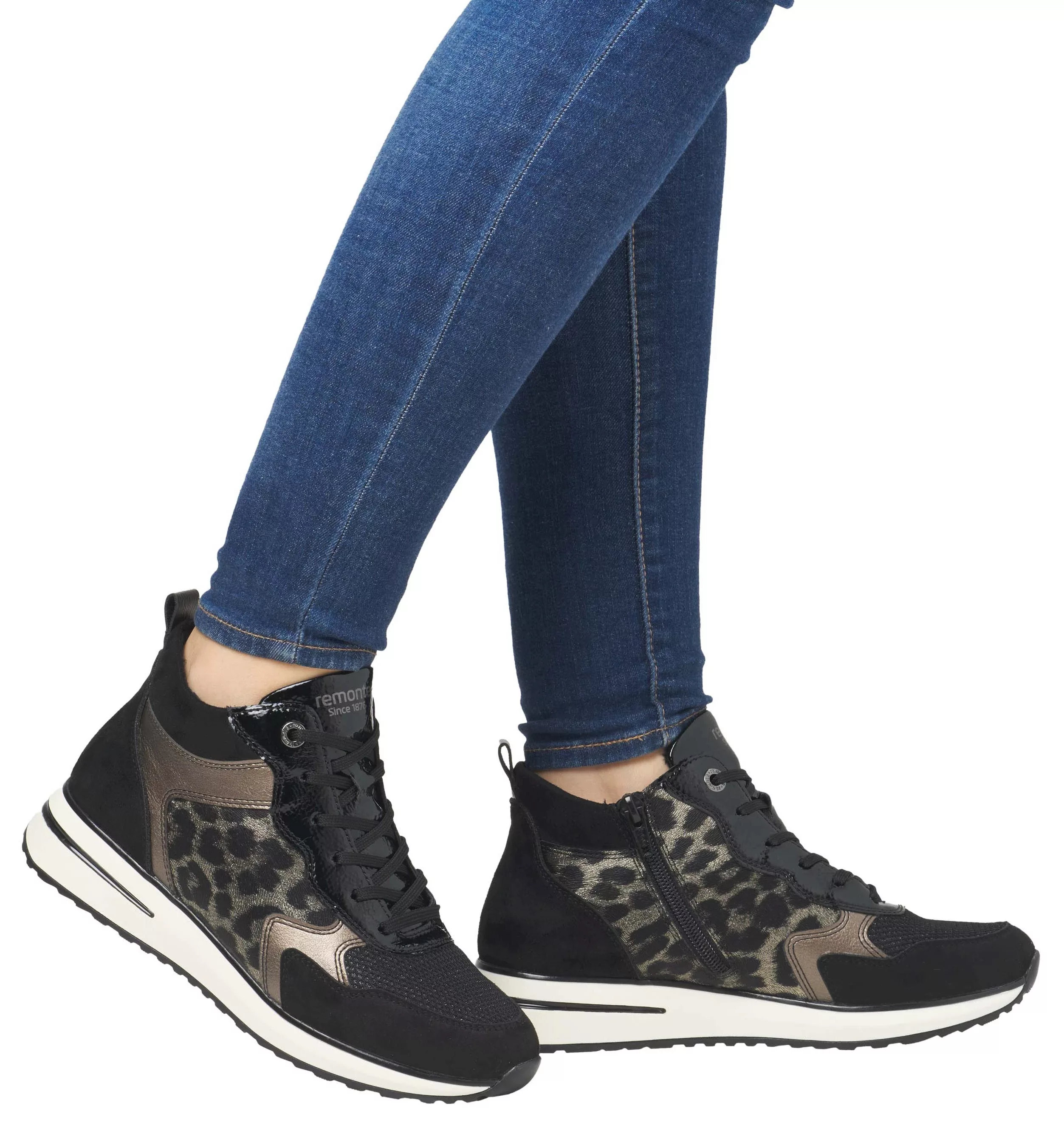 Remonte Ankle Schnürer Damen schwarz günstig online kaufen