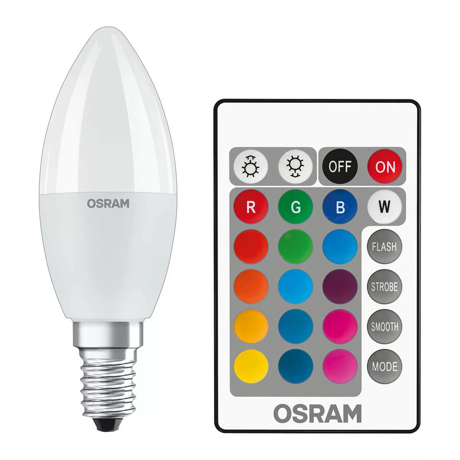 Osram LED-Leuchtmittel E14 Kerzenform 4,9 W 470 lm 10,7 x 3,7 cm (H x Ø) günstig online kaufen