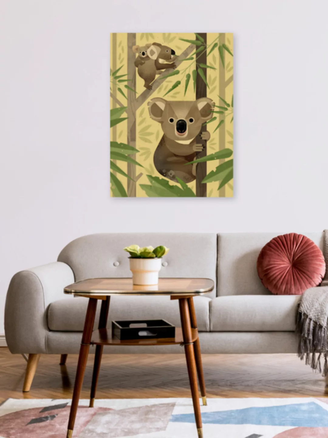 Poster / Leinwandbild - Koalas günstig online kaufen