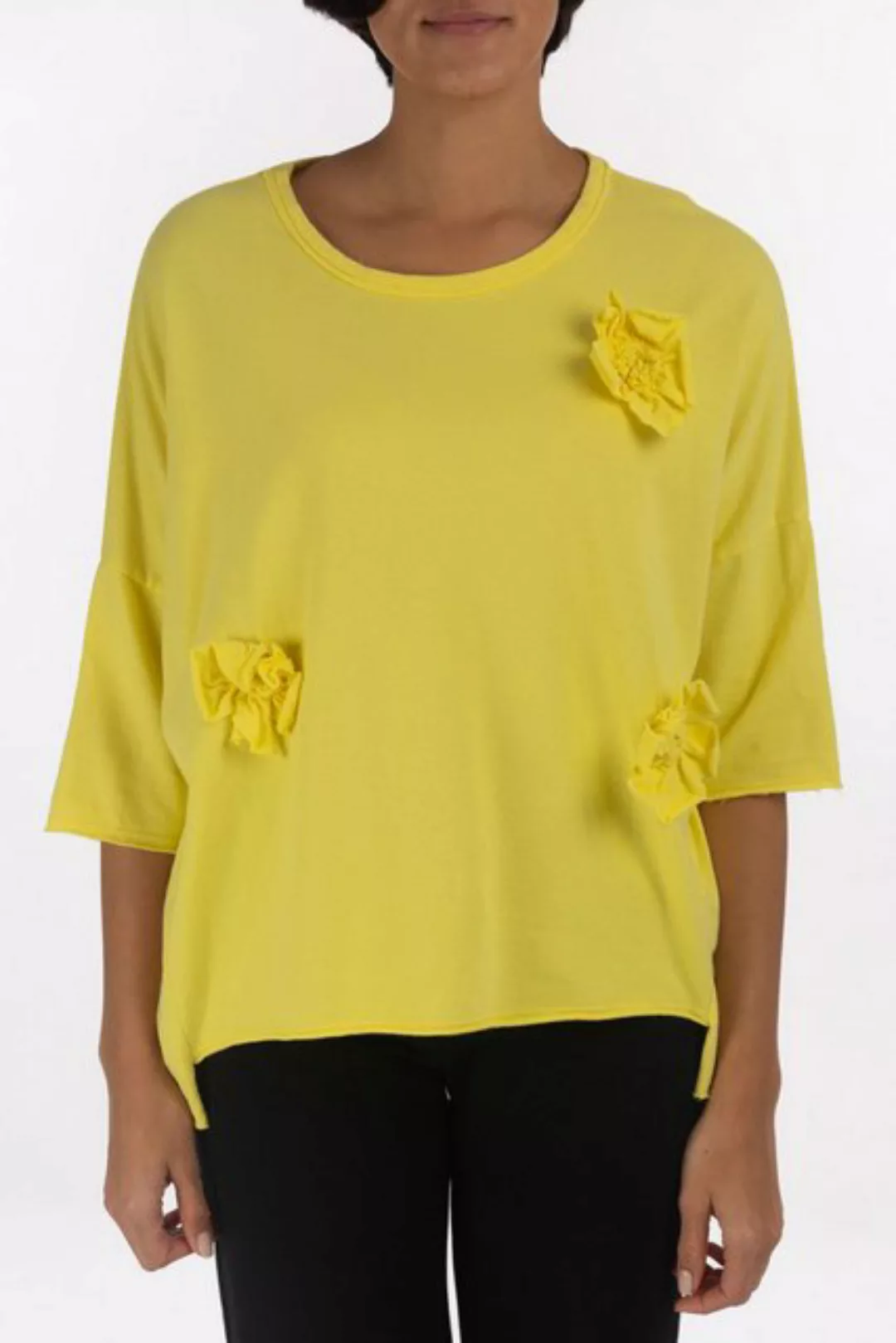 La Strada Sweatshirt mit 3D-Blumen günstig online kaufen
