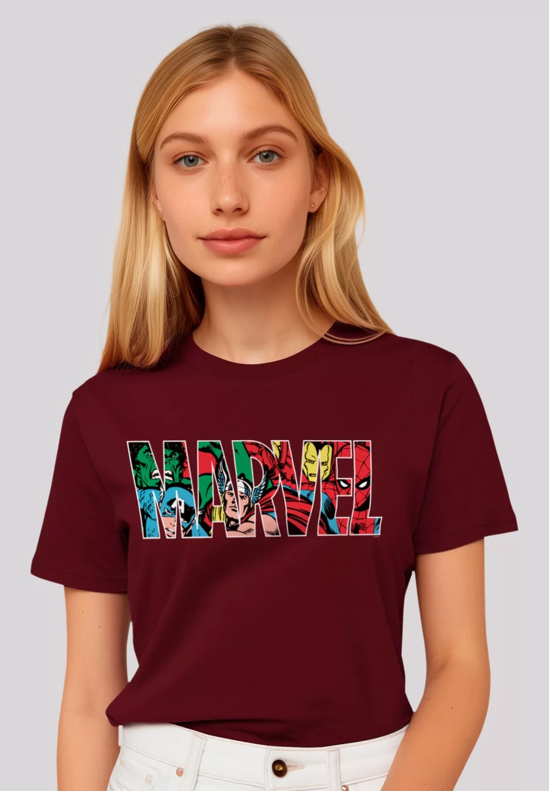 F4NT4STIC T-Shirt "Marvel Avengers Logo Character", Premium Qualität günstig online kaufen