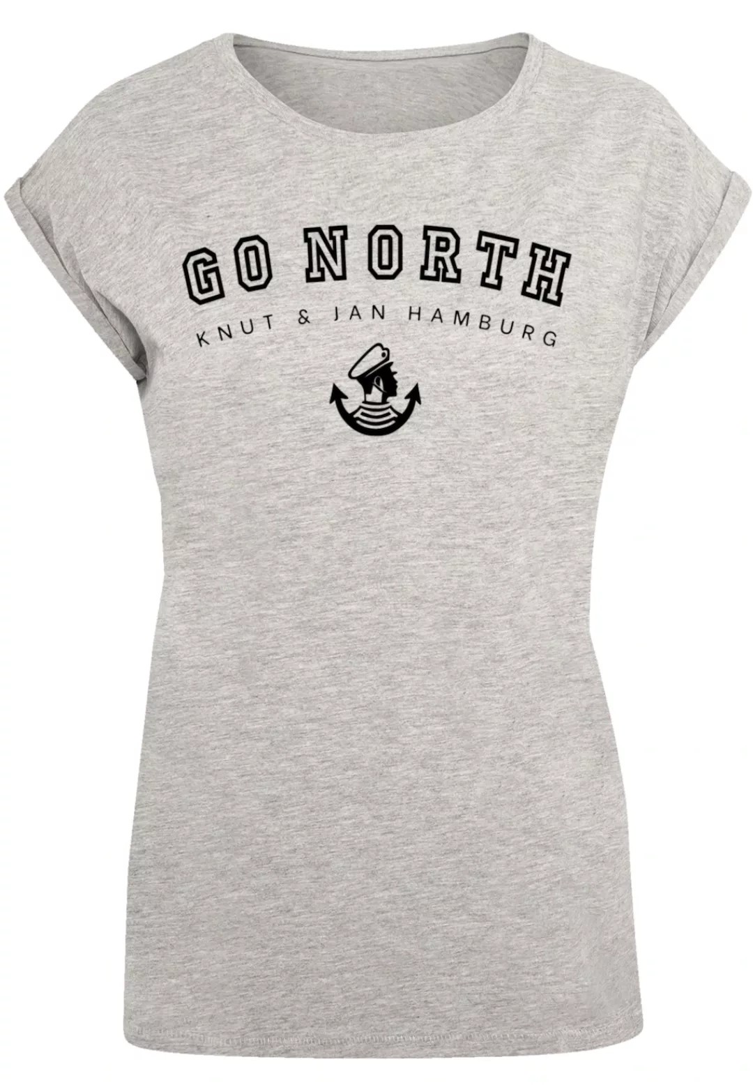 F4NT4STIC T-Shirt "Go North Knut & Jan Hamburg", Print günstig online kaufen