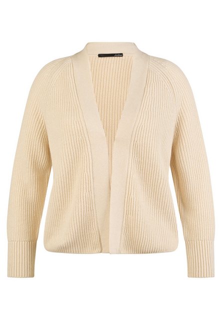 LeComte Strickjacke LeComte Offener Strick-Cardigan mit Perfangstruktur günstig online kaufen