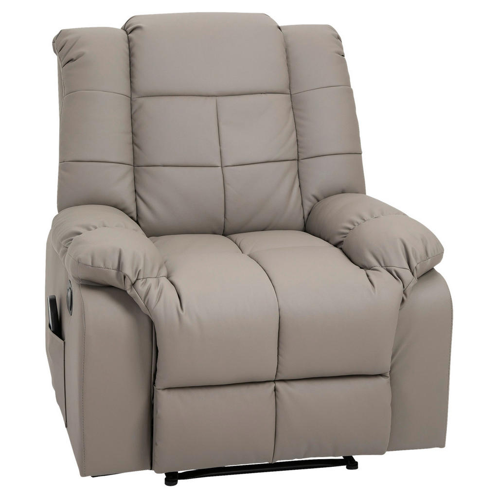 TV-Sessel 700-124V91GY grau B/H/T: ca. 94x99x99 cm günstig online kaufen