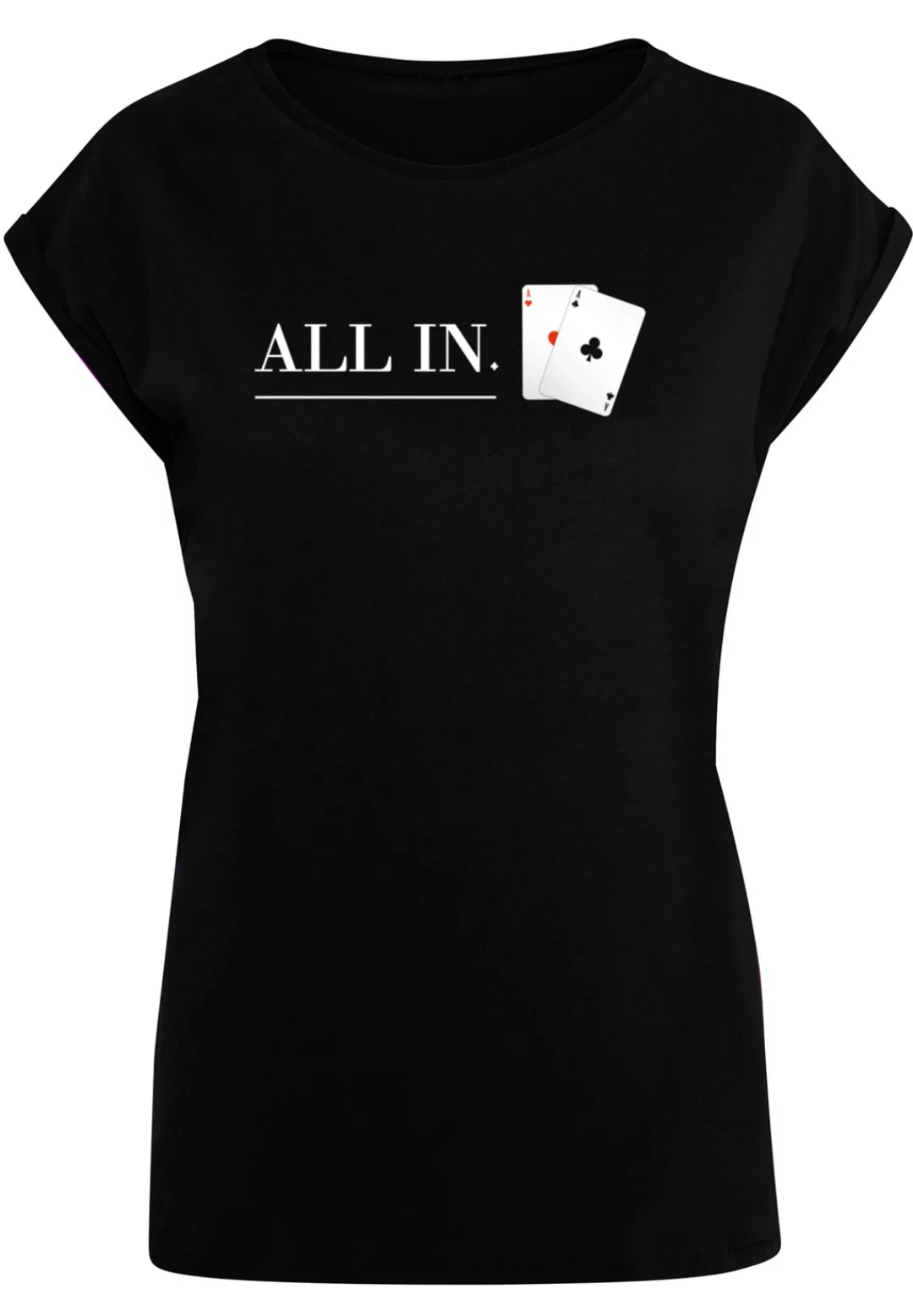 F4NT4STIC T-Shirt "Poker All In Karten" günstig online kaufen