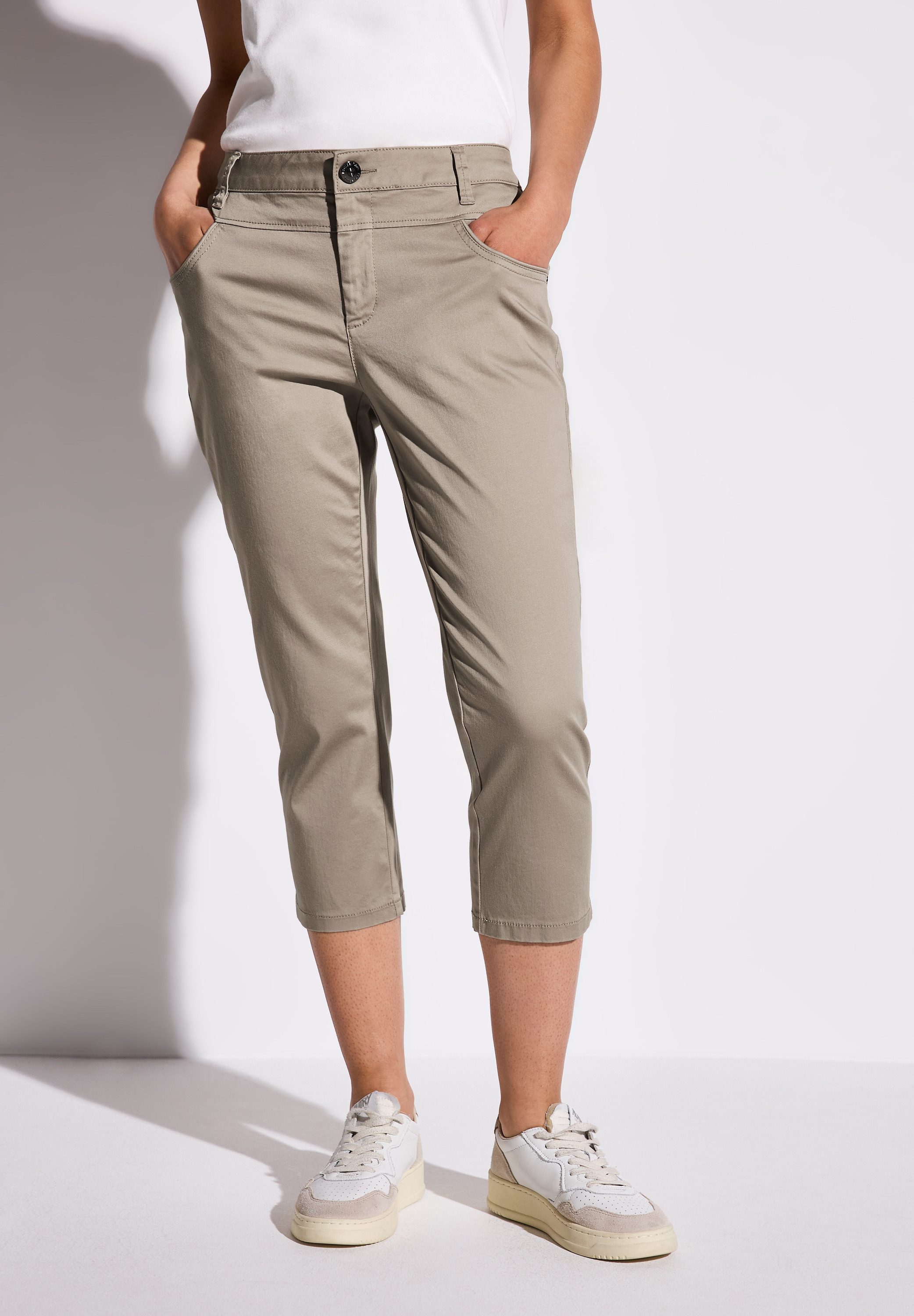 STREET ONE 3/4-Hose, Middle Waist günstig online kaufen