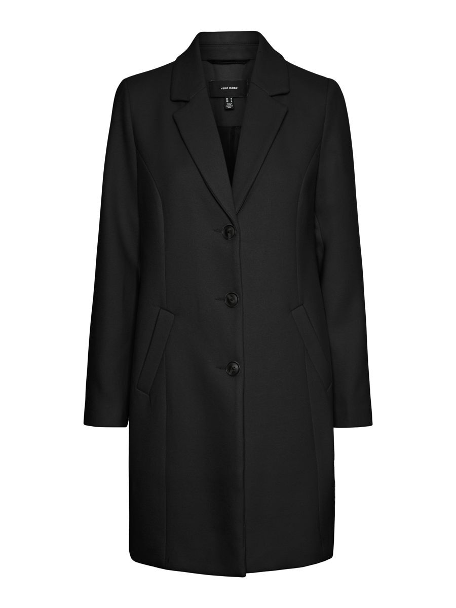 VERO MODA Klassischer Mantel Damen Schwarz günstig online kaufen