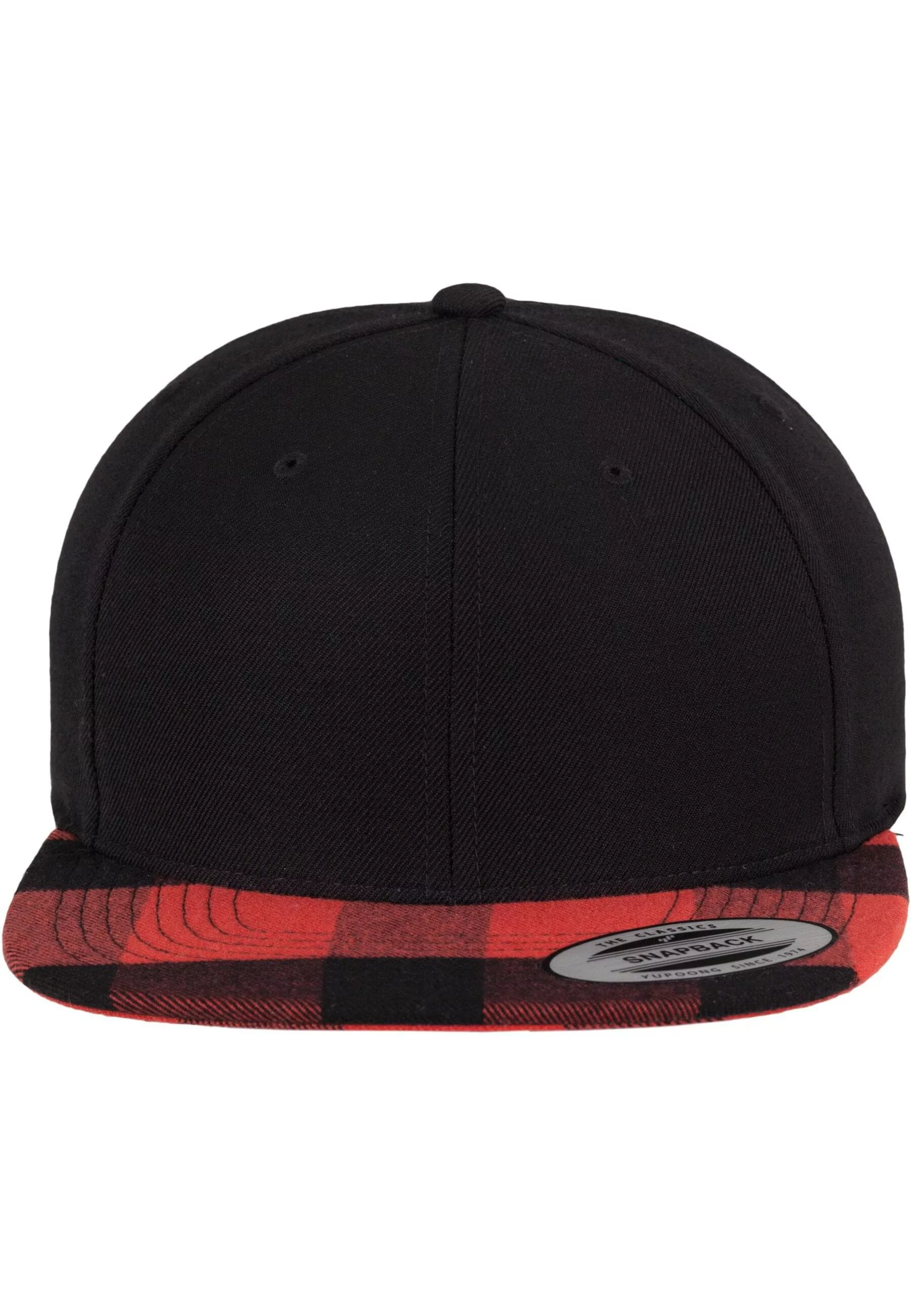 Flexfit Snapback Cap "Flexfit Snapback Checked Flanell Peak Snapback" günstig online kaufen