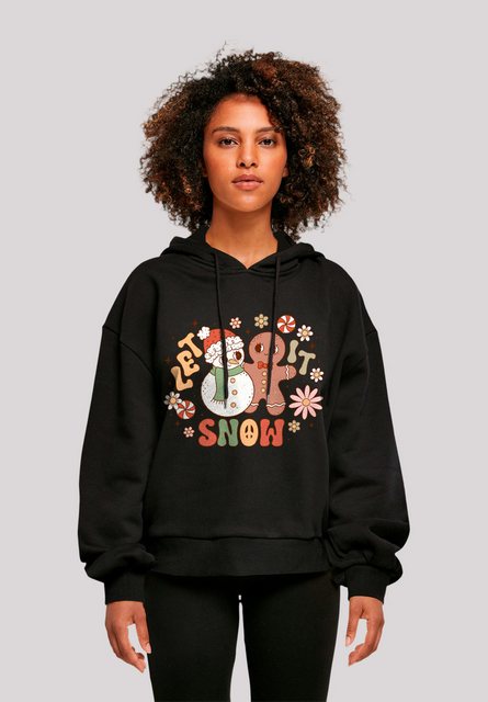 F4NT4STIC Kapuzenpullover Let It Snow Groovy Weihnachten Gingerbread Premiu günstig online kaufen