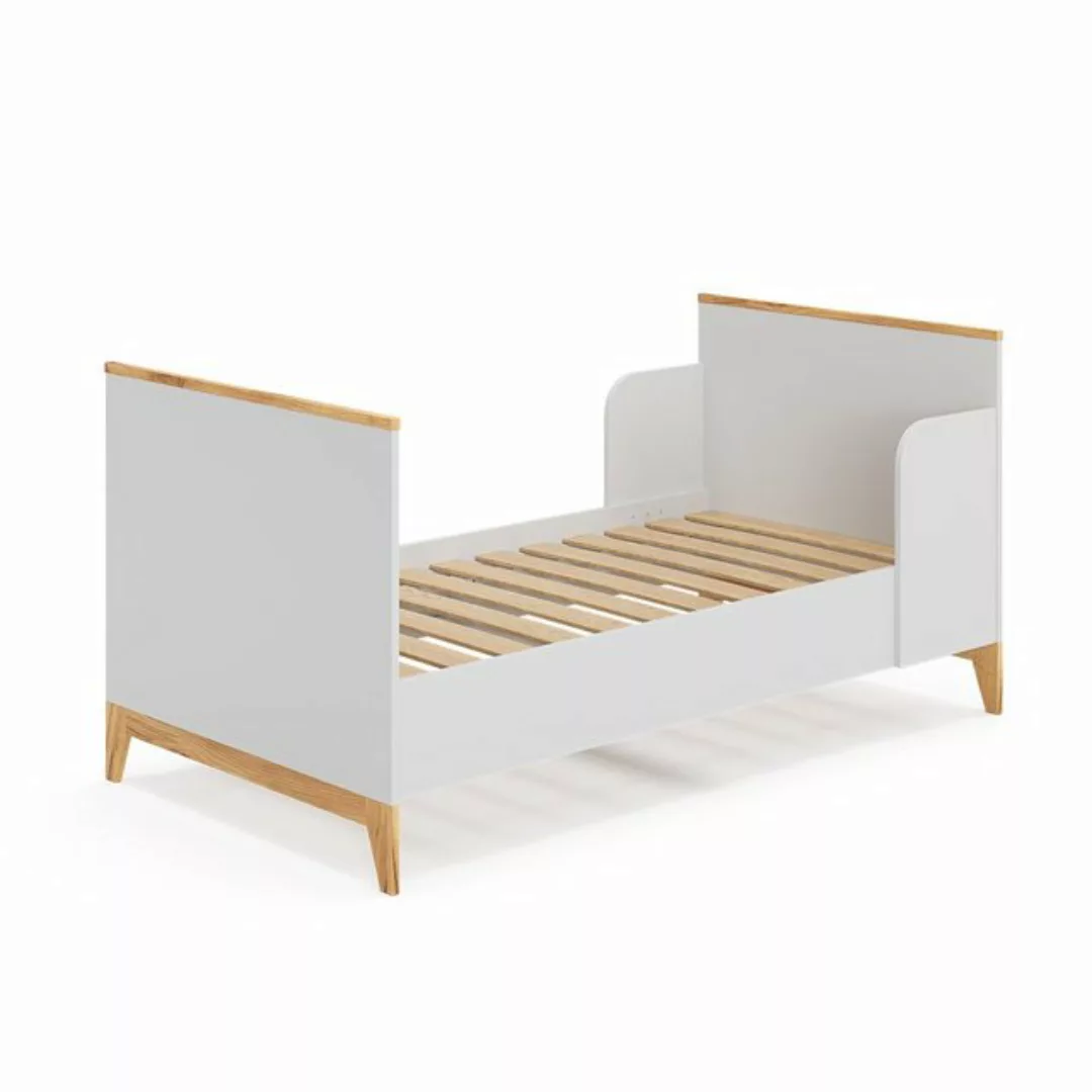 VitaliSpa® Kinderbett Kinderbett 160x80 Malia Weiß/Eiche günstig online kaufen