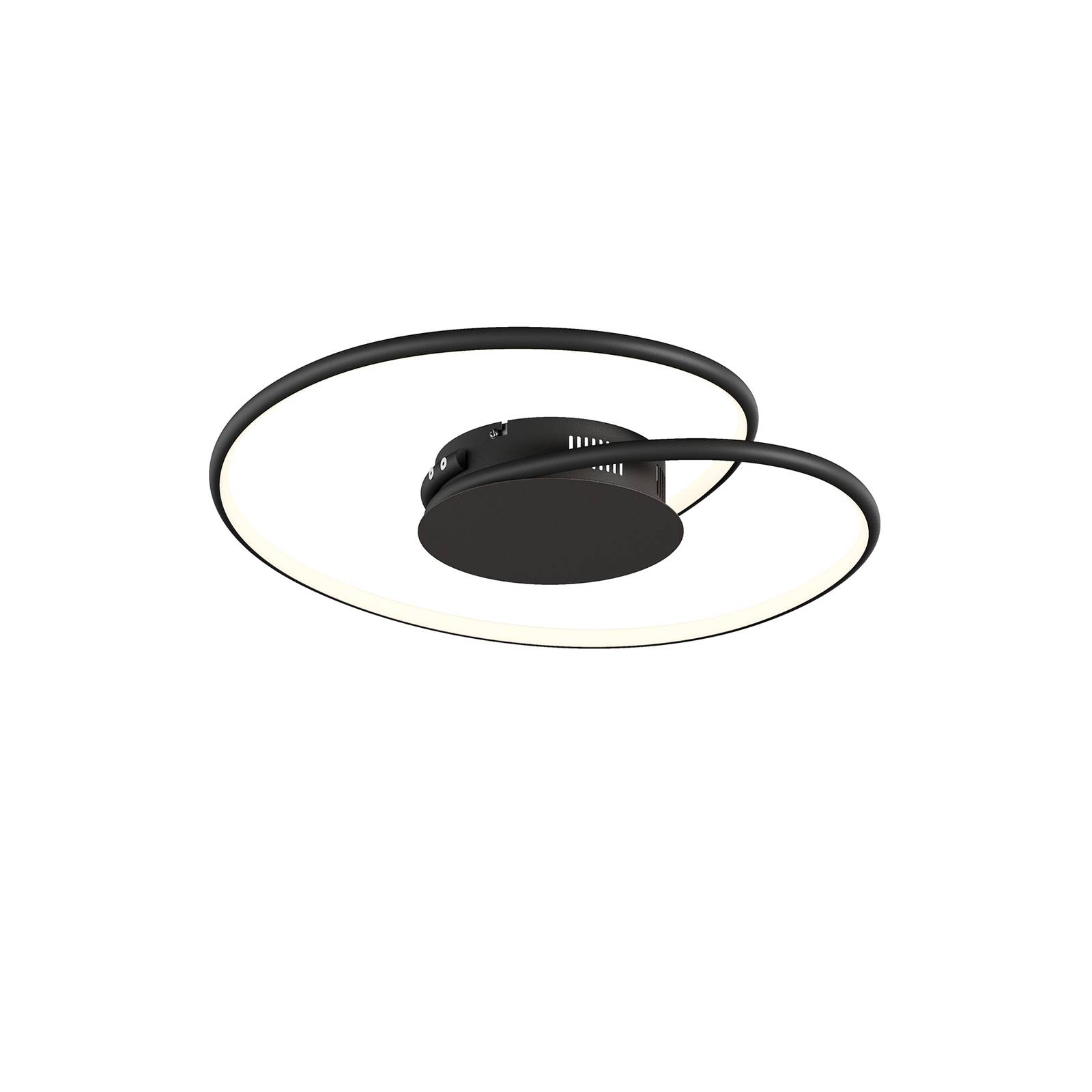 Lindby Joline LED-Deckenleuchte, schwarz, 45 cm günstig online kaufen