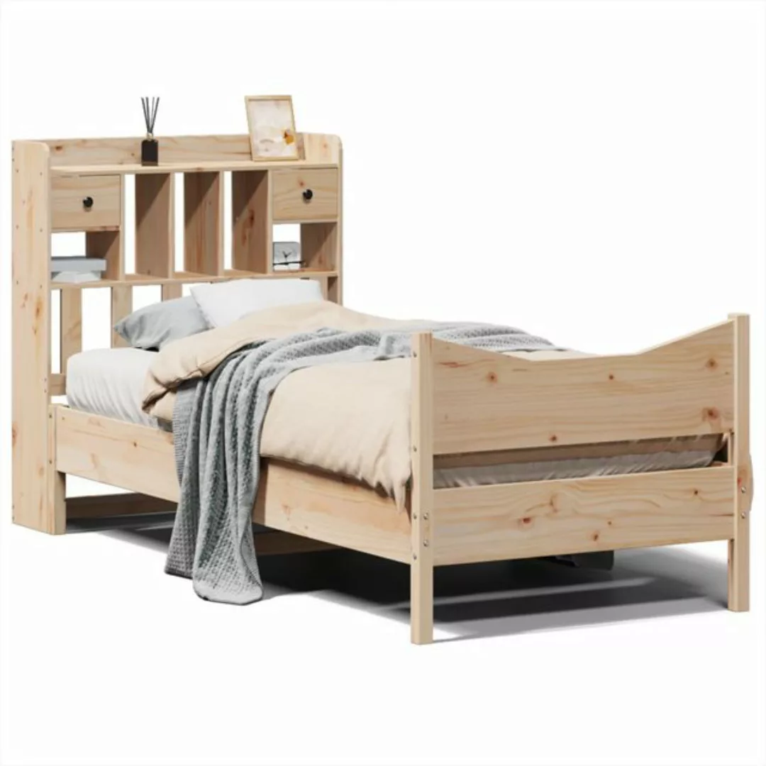 vidaXL Bett, Massivholzbett ohne Matratze 90x200 Kiefernholz günstig online kaufen