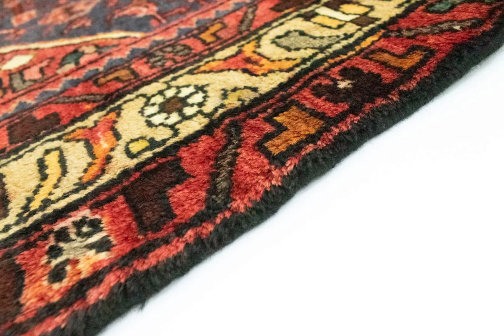 morgenland Wollteppich »Hamadan Teppich handgeknüpft orange«, rechteckig günstig online kaufen