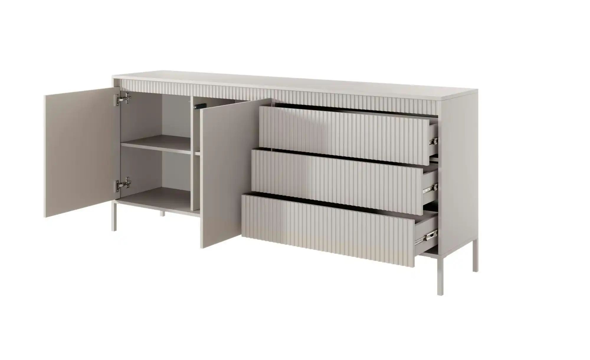 Sideboard   ¦ beige ¦ Maße (cm): B: 39 H: 81 Kommoden & Sideboards > Sidebo günstig online kaufen