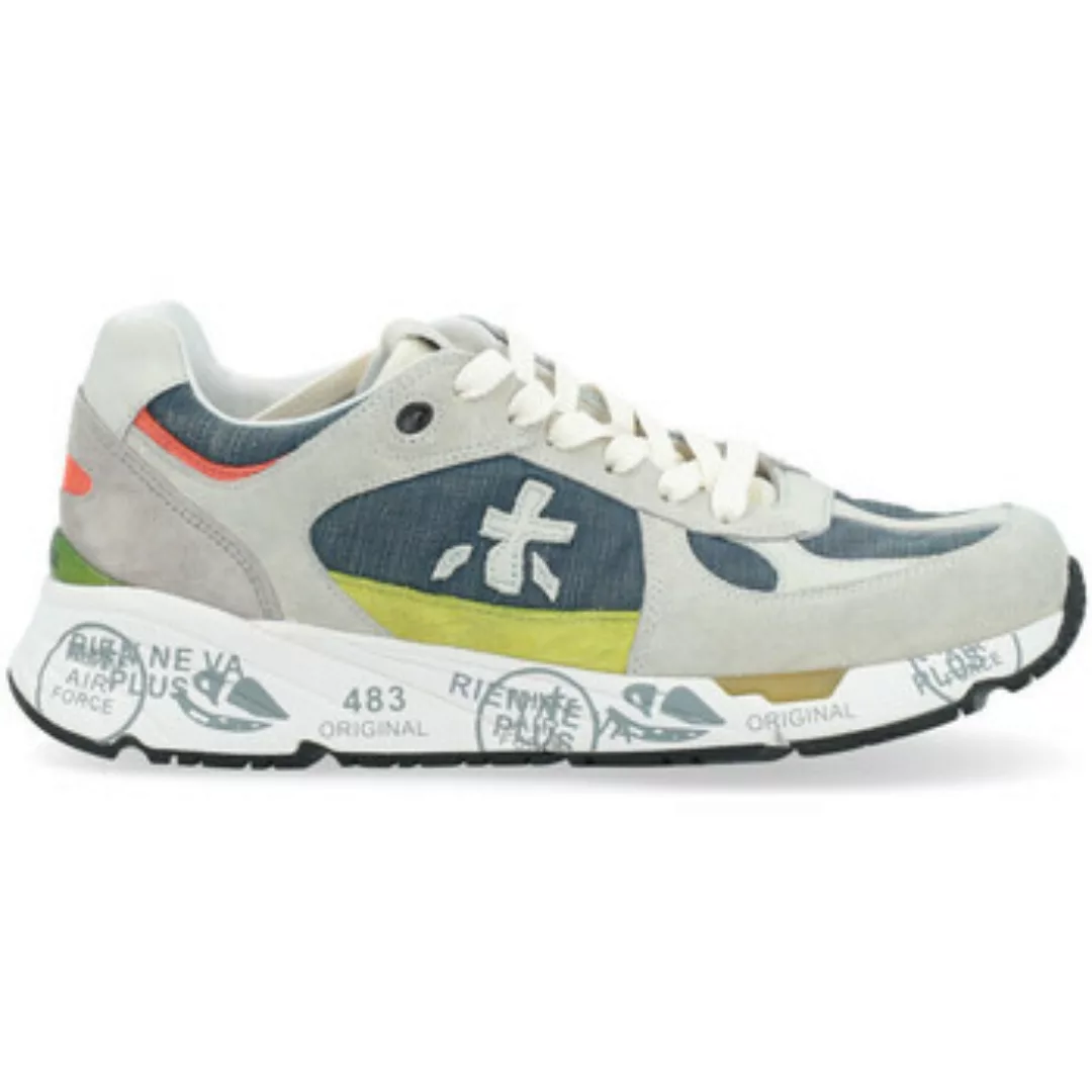 Premiata  Sneaker Sneaker  Mase 6623 in grauem und blauem Wildleder günstig online kaufen