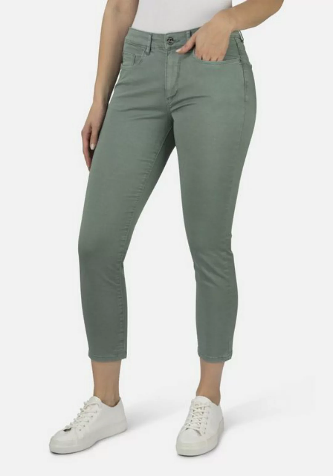 STOOKER WOMEN Slim-fit-Jeans Florenz Stretch Jeans - CHINOISE GREEN - Slim günstig online kaufen