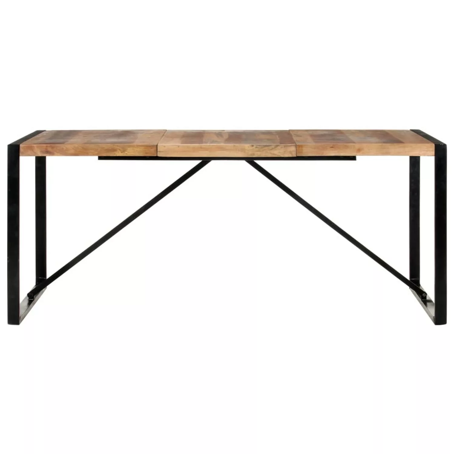 Esstisch 180x90x75 Cm Massivholz Mit Palisander-finish günstig online kaufen