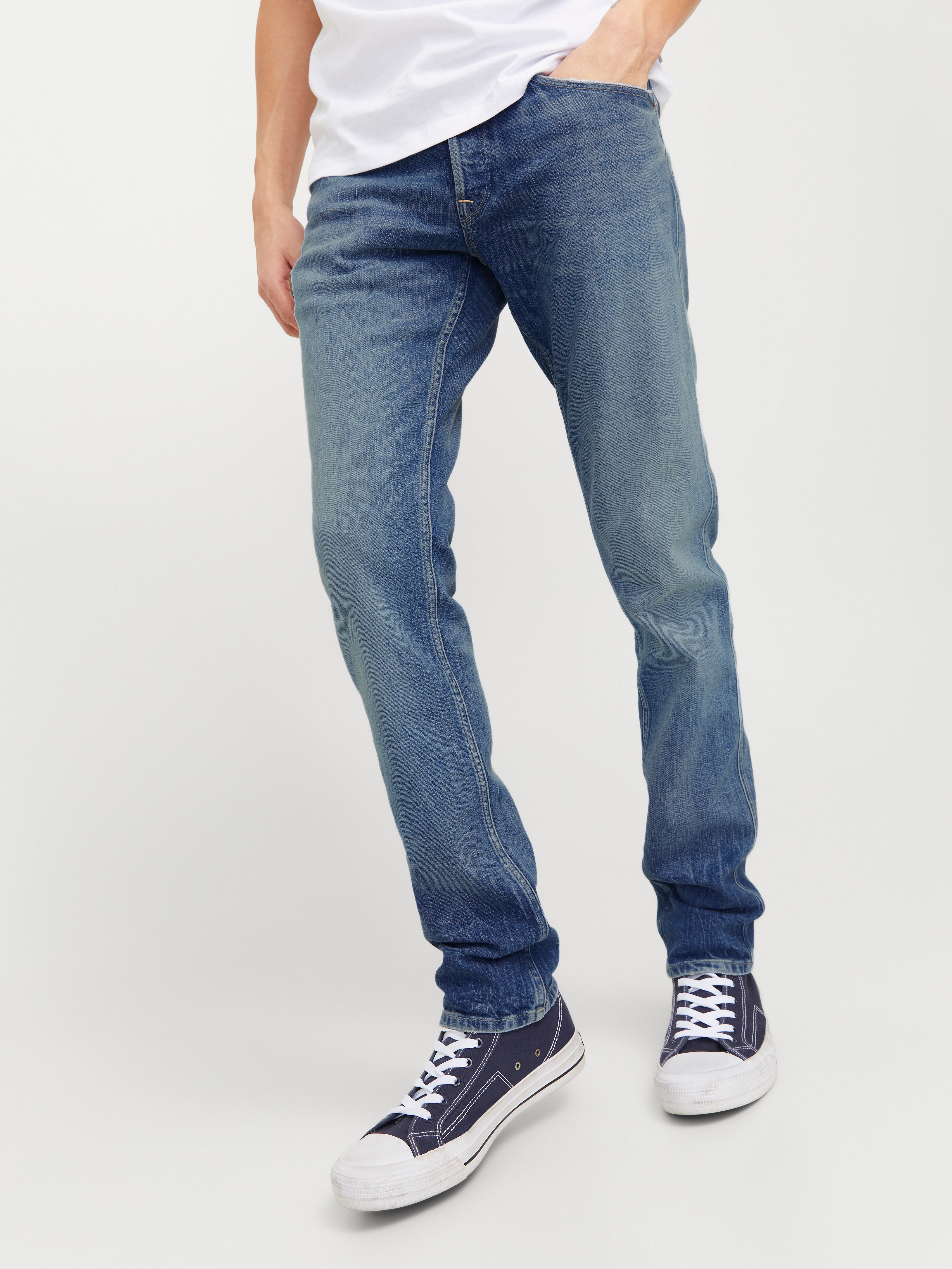 Jack & Jones Slim-fit-Jeans "JJIGLENN JJDENVER JJ 144 NOOS" günstig online kaufen