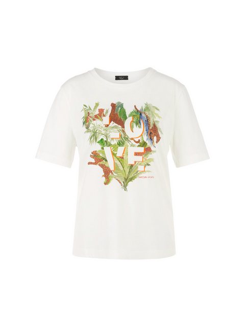 Marc Cain T-Shirt Fit for Leo Premium Damenmode T-Shirt "Rethink Together günstig online kaufen