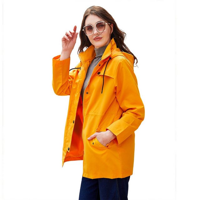 Nebelmeer Funktionsjacke Trenchcoat für Damen, mittellanger offener Cardiga günstig online kaufen