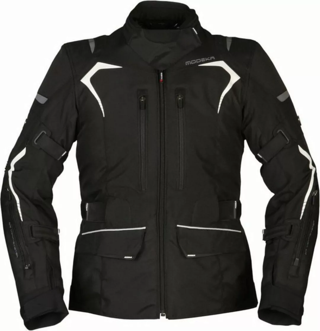 Modeka Motorradjacke Modeka Elaya Lady Textiljacke Damen schwarz / weiß günstig online kaufen