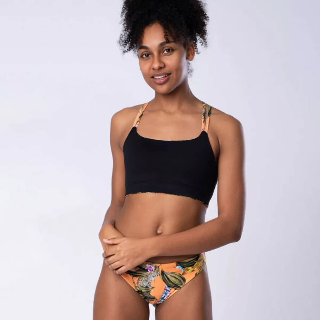 "Exotic Orange" - Bikini Hose Slim Zum Wenden günstig online kaufen