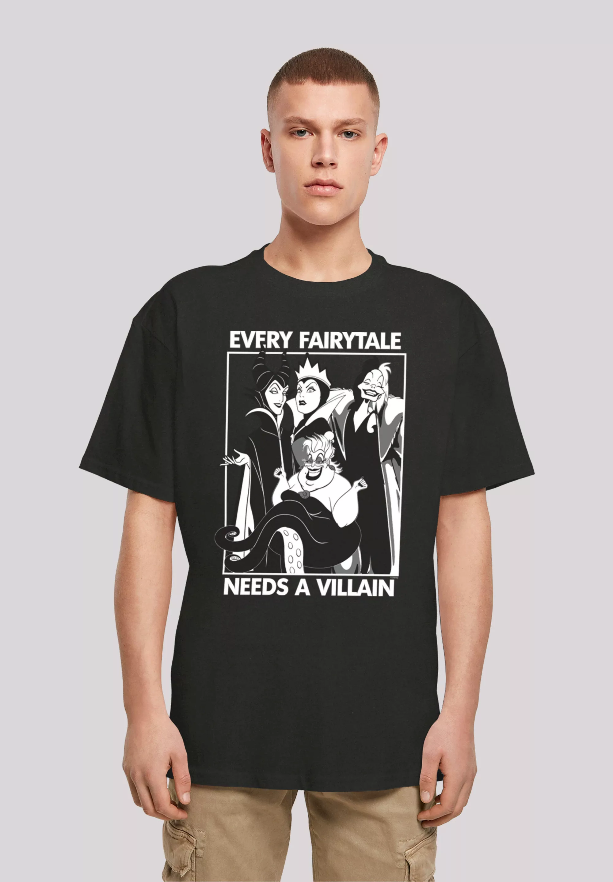 F4NT4STIC T-Shirt "Disney Every Fairy Tale Needs A Villain", Print günstig online kaufen