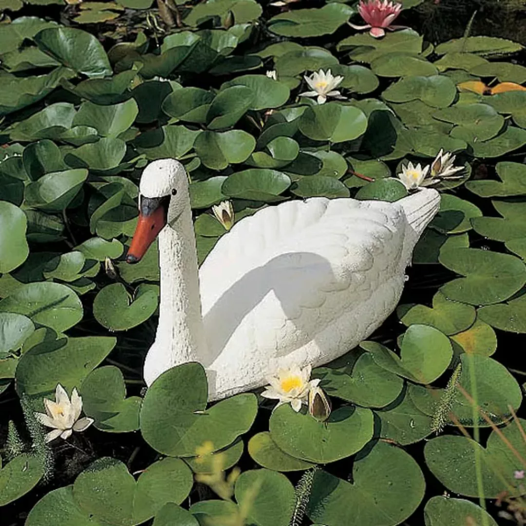 Ubbink Gartendekoration Weißer Schwan Kunststoff günstig online kaufen