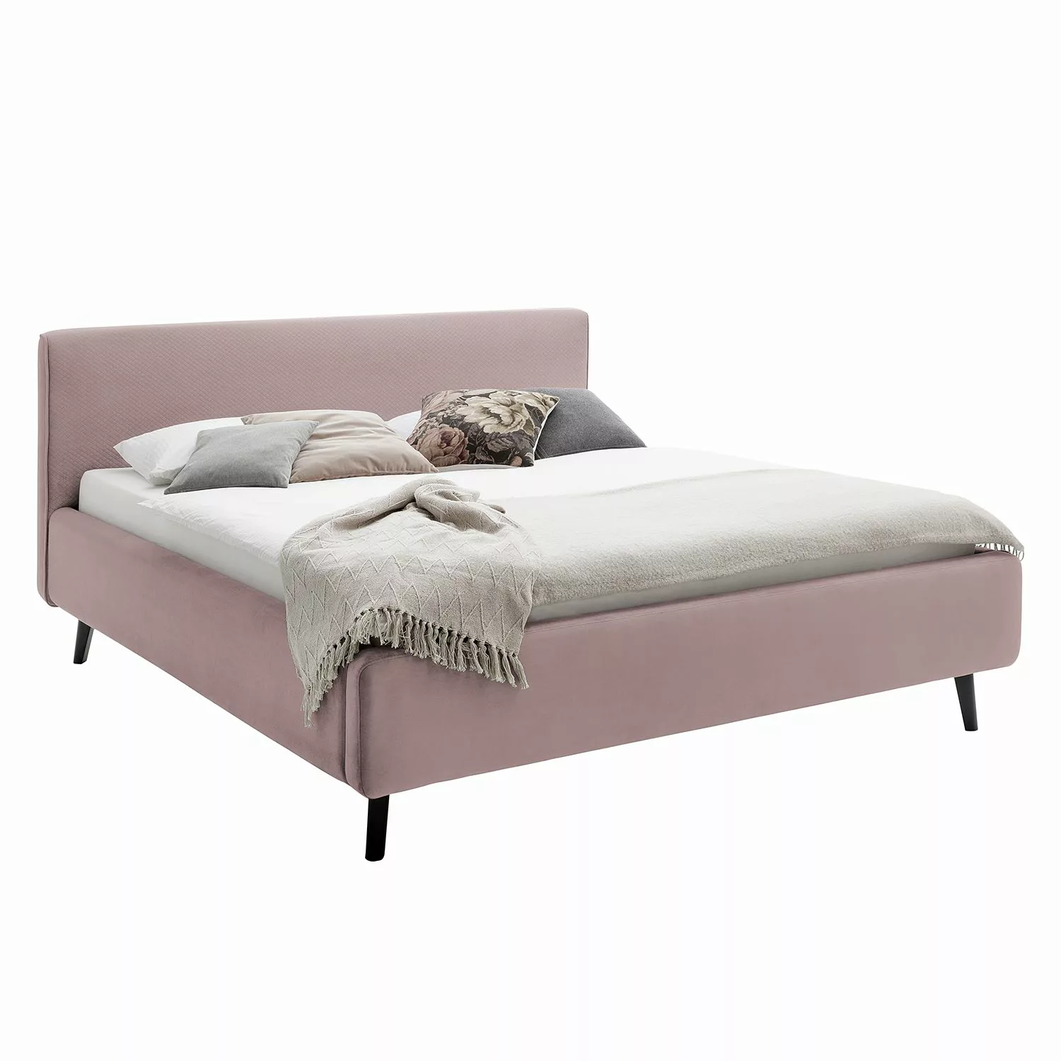 Polsterbett  Lewisham - rosa/pink - 201 cm - 105 cm - 222 cm - Betten > Dop günstig online kaufen